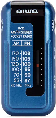 Aiwa Aiwa R-22BL radio Personal Analógica Azul Aiwa Aiwa R-22BL radio Personal Analógica Azul