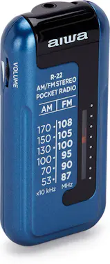 Aiwa Aiwa R-22BL radio Personal Analógica Azul Aiwa Aiwa R-22BL radio Personal Analógica Azul