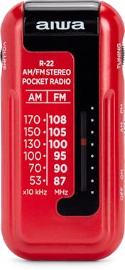 Aiwa Aiwa R-22RD radio Personal Analógica Rojo Aiwa Aiwa R-22RD radio Personal Analógica Rojo