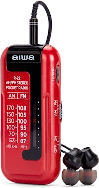 Aiwa Aiwa R-22RD radio Personal Analógica Rojo Aiwa Aiwa R-22RD radio Personal Analógica Rojo