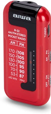 Aiwa Aiwa R-22RD radio Personal Analógica Rojo Aiwa Aiwa R-22RD radio Personal Analógica Rojo