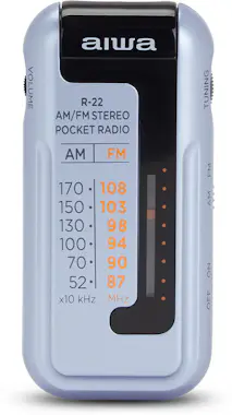 Aiwa Aiwa R-22SL radio Portátil Analógica Plata Aiwa Aiwa R-22SL radio Portátil Analógica Plata