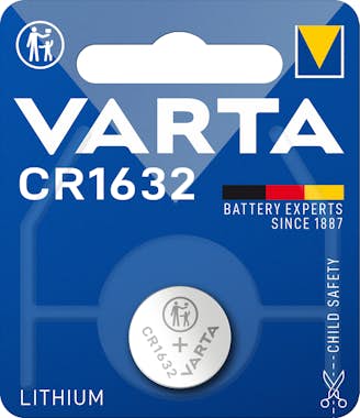 Varta Varta 1x 3V CR 1632 Batería de un solo uso CR1632 Varta Varta 1x 3V CR 1632 Batería de un solo uso CR1632