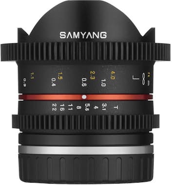 Samyang Samyang 8mm T3.1 UMC Fish-eye CS II SLR Objetivo d Samyang Samyang 8mm T3.1 UMC Fish-eye CS II SLR Objetivo d