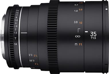 Samyang Samyang VDSLR 35mm T1.5 MK2 MILC Objetivos para ci Samyang Samyang VDSLR 35mm T1.5 MK2 MILC Objetivos para ci