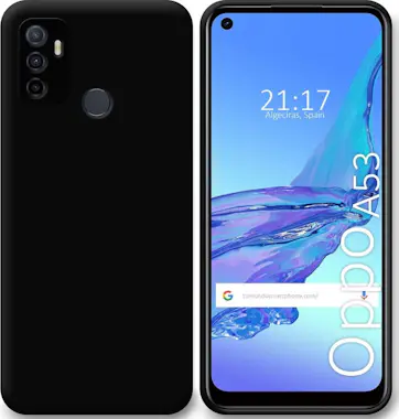 Tumundosmartphone Funda Negra Oppo A53 A53s Tumundosmartphone Funda Negra Oppo A53 A53s