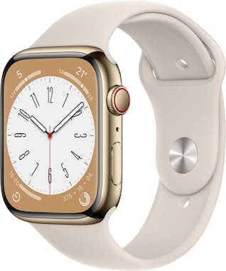 Apple Apple Watch Series 8 OLED 45 mm 4G Oro GPS (satéli Apple Apple Watch Series 8 OLED 45 mm 4G Oro GPS (satéli