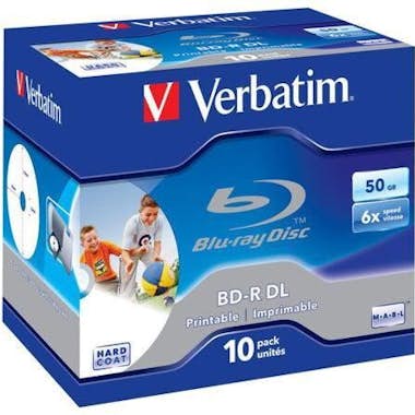 Verbatim VERBATIM Paquete de 10 Blu-ray Disc - R DL - 50 GB Verbatim VERBATIM Paquete de 10 Blu-ray Disc - R DL - 50 GB