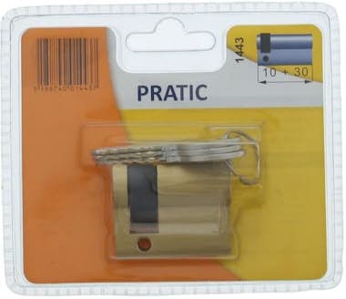 BRICARD PRATIC 1443 Cilindro 10+30 mm en latón medio cilin BRICARD PRATIC 1443 Cilindro 10+30 mm en latón medio cilin