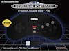 Just for Games Retrobit SEGA Mega Drive controlador con cable neg Just for Games Retrobit SEGA Mega Drive controlador con cable neg