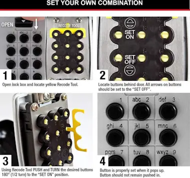 Master Lock MASTER LOCK Secure Key Box - Montaje en pared - Pu Master Lock MASTER LOCK Secure Key Box - Montaje en pared - Pu