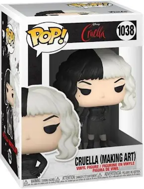 Funko POP Disney: Cruella- Cruella en negro a cuadros Funko POP Disney: Cruella- Cruella en negro a cuadros