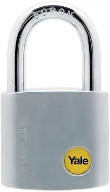 Yale Candado Seguridad Exterior 40mm, 3 Llaves, Latón C Yale Candado Seguridad Exterior 40mm, 3 Llaves, Latón C