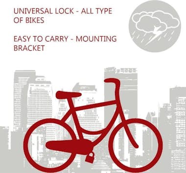Master Lock Candado para bicicletas U certificado MASTER LOCK Master Lock Candado para bicicletas U certificado MASTER LOCK