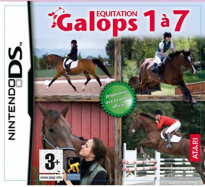 riding galop 1 to 7  juego para consola nintendo ds