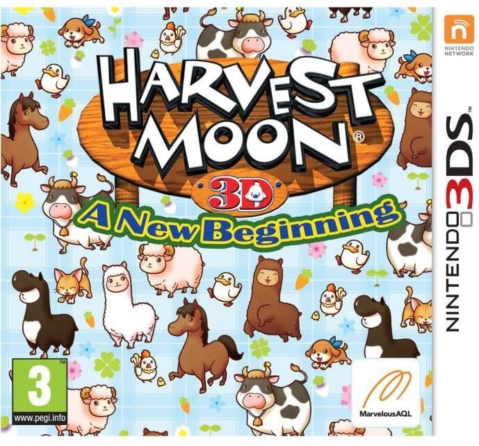 harvest moon un nuevo comienzo juego 3ds