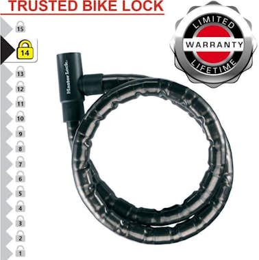 Master Lock Candado de cable para motocicleta MASTER LOCK [Ext Master Lock Candado de cable para motocicleta MASTER LOCK [Ext