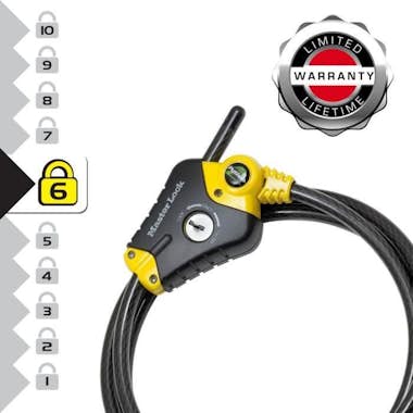 Master Lock MASTER LOCK Cable antirrobo ajustable - Longitud a Master Lock MASTER LOCK Cable antirrobo ajustable - Longitud a