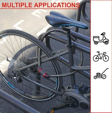 Master Lock Candado de cable para bicicleta MASTER LOCK: ideal Master Lock Candado de cable para bicicleta MASTER LOCK: ideal