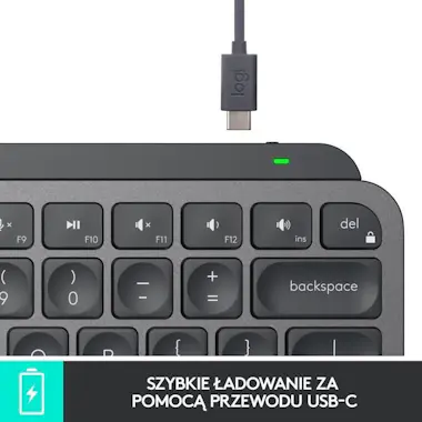 Logitech MX Keys Mini teclado inalámbrico de grafito para E Logitech MX Keys Mini teclado inalámbrico de grafito para E