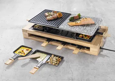 Bestron Parrilla eléctrica Raclette para hasta 8 personas Bestron Parrilla eléctrica Raclette para hasta 8 personas