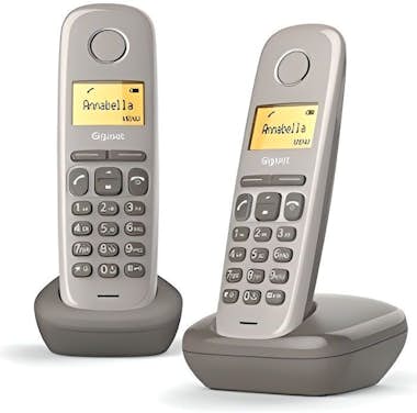 Gigaset Teléfono fijo GIGASET A 170 Duo Umbra Gigaset Teléfono fijo GIGASET A 170 Duo Umbra