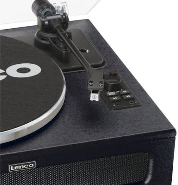 Lenco LS-430BK - Tocadiscos con 4 altavoces incorporados Lenco LS-430BK - Tocadiscos con 4 altavoces incorporados