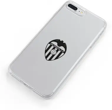 La Casa de las Carcasas Funda Oficial Valencia Escudo transparente Negro p La Casa de las Carcasas Funda Oficial Valencia Escudo transparente Negro p