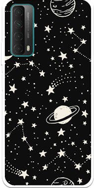 La Casa de las Carcasas Funda Planetas fondo negro para Huawei P Smart 202 La Casa de las Carcasas Funda Planetas fondo negro para Huawei P Smart 202