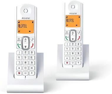 Alcatel F670 Duo Teléfono Fijo Inalámbrico Blanco