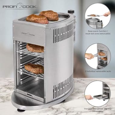 Proficook Barbacoa eléctrica PC GBS 1178 Proficook Barbacoa eléctrica PC GBS 1178