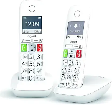 Gigaset GIGASET Teléfono Fijo E290 A Duo Blanco Gigaset GIGASET Teléfono Fijo E290 A Duo Blanco