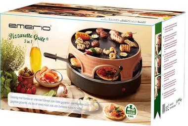 Emerio Horno para pizza y raclette para 6 personas 1500 W Emerio Horno para pizza y raclette para 6 personas 1500 W