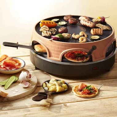 Emerio Horno para pizza y raclette para 6 personas 1500 W Emerio Horno para pizza y raclette para 6 personas 1500 W
