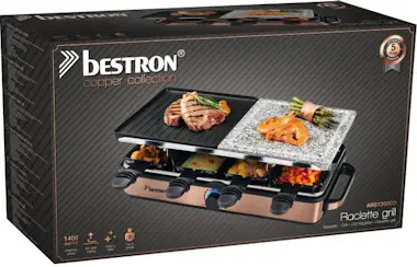 Bestron Parrilla Raclette; Raclette eléctrica para hasta 8 Bestron Parrilla Raclette; Raclette eléctrica para hasta 8