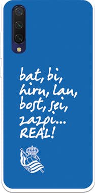 La Casa de las Carcasas Funda para Xiaomi Mi 9 lite del Real Sociedad de F La Casa de las Carcasas Funda para Xiaomi Mi 9 lite del Real Sociedad de F