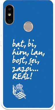 La Casa de las Carcasas Funda para Xiaomi Mi A2 Lite del Real Sociedad de La Casa de las Carcasas Funda para Xiaomi Mi A2 Lite del Real Sociedad de