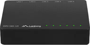 Lanberg Lanberg DSP2-1005-12V switch No administrado Gigab Lanberg Lanberg DSP2-1005-12V switch No administrado Gigab