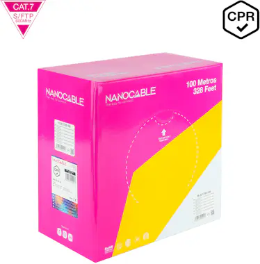 Nanocable Nanocable Cable de Red CAT.7 LSZH SFTP PIMF AWG23, Nanocable Nanocable Cable de Red CAT.7 LSZH SFTP PIMF AWG23,
