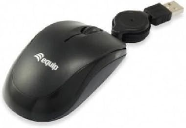Equip Life Ratón óptico Cable USB retráctil con 2 botone Equip Life Ratón óptico Cable USB retráctil con 2 botone