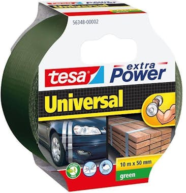 tesa Cinta plástica universal - verde - 10 m x 50 mm tesa Cinta plástica universal - verde - 10 m x 50 mm