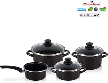 Magefesa KENIA Batería de Cocina 7 piezas, Inducción, Antia Magefesa KENIA Batería de Cocina 7 piezas, Inducción, Antia