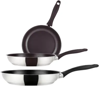 Fagor FAGOR Enara Set 3 Sartenes 18-20-24 cm Inducción, Fagor FAGOR Enara Set 3 Sartenes 18-20-24 cm Inducción,