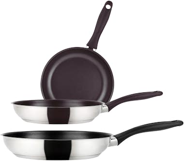 Fagor FAGOR Enara Set 3 Sartenes 20-24-28 cm Inducción, Fagor FAGOR Enara Set 3 Sartenes 20-24-28 cm Inducción,
