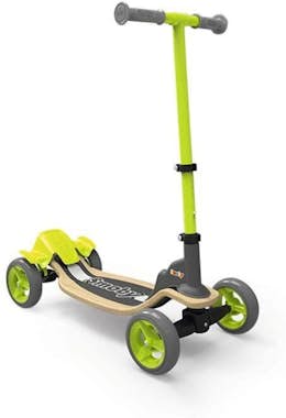 Smoby Patín de madera SMOBY de 4 ruedas - Manillar ajust Smoby Patín de madera SMOBY de 4 ruedas - Manillar ajust