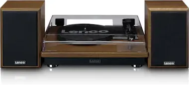 Lenco LENCO LS-100WD - Tocadiscos de madera - Dos altavo Lenco LENCO LS-100WD - Tocadiscos de madera - Dos altavo