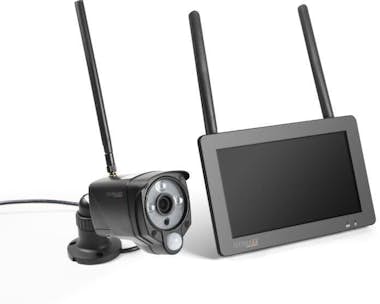 TECHNAXX Kit de cámara de vigilancia TX-128 con pantalla tá