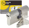 Yale Cilindro YALE Serie 1000+ desmontable 40x40 mm niq Yale Cilindro YALE Serie 1000+ desmontable 40x40 mm niq