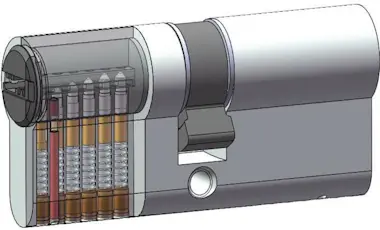 Yale Cilindro YALE Serie 1000+ desmontable 40x40 mm niq Yale Cilindro YALE Serie 1000+ desmontable 40x40 mm niq