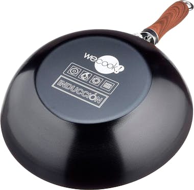 WECOOK Wecook Carbono Wok Inducción 32cm, Acero al Carbon WECOOK Wecook Carbono Wok Inducción 32cm, Acero al Carbon